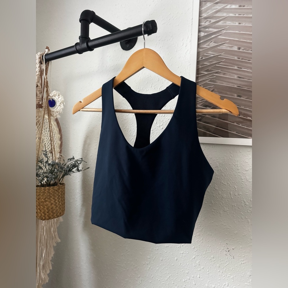 Spanx Core Active Racerback Sports Bra In Navy EUC - Picture 3 of 12